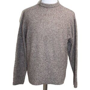 John Elliott Fine Merino Wool and Yak Wool Sweater Camel Brown Chunky Mens Small